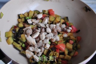 茄丁拌面的做法步骤：8