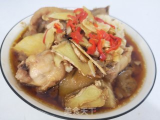 花式精致简餐：凉薯片蒸鸡肉+藜麦饭的做法步骤：7