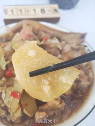 花式精致简餐：凉薯片蒸鸡肉+藜麦饭的做法步骤：9