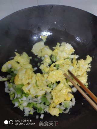 茼蒿鸡蛋的做法步骤：7