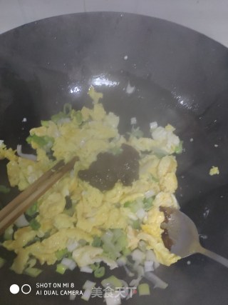 茼蒿鸡蛋的做法步骤：8