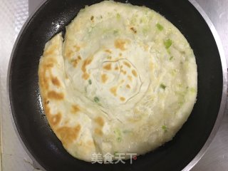 千层葱油饼的做法步骤：8