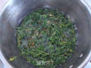 艾叶薄饼的做法步骤：2