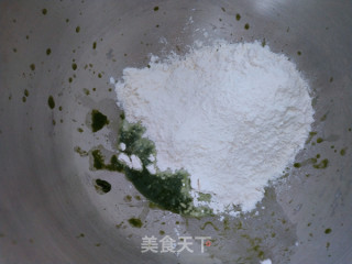 艾叶薄饼的做法步骤：4