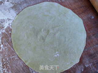 艾叶薄饼的做法步骤：7