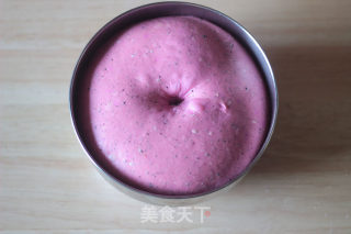 红心火龙果小花餐包的做法步骤：10
