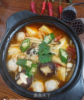 菌菇豆腐锅的做法步骤：11