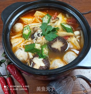 菌菇豆腐锅的做法步骤：12