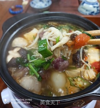 菌菇豆腐锅的做法步骤：13