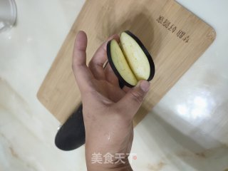 茄盒的做法步骤：3
