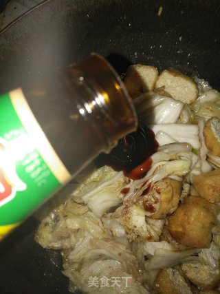 白菜炖油豆腐的做法步骤：8