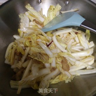 小炒白菜的做法步骤：6