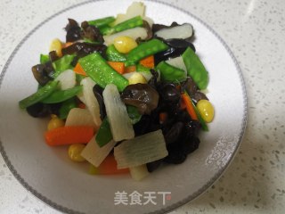 什锦炒山药的做法步骤：13
