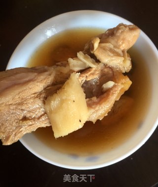 双菇淮山炖展肉的做法步骤：11
