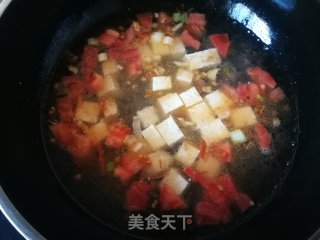 菠菜豆腐粉丝汤的做法步骤：8