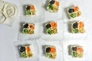 美味四喜饺子的做法步骤：16