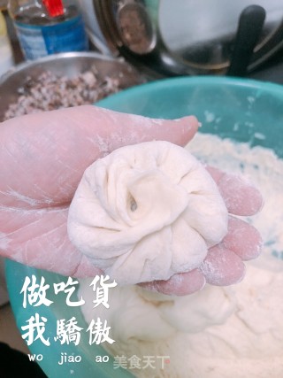 香菇木耳猪肉包的做法步骤：4