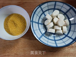 红枣山药小米粥的做法步骤：2