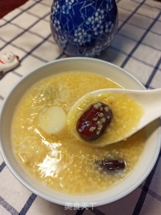 红枣山药小米粥的做法步骤：7