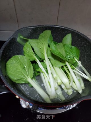 盐油水烫小白菜的做法步骤：3