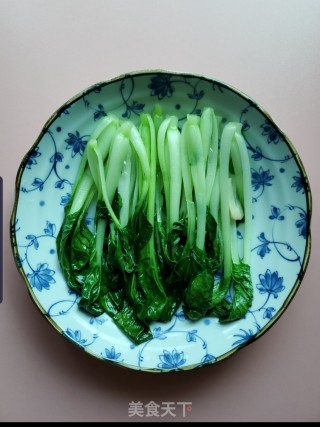 盐油水烫小白菜的做法步骤：5