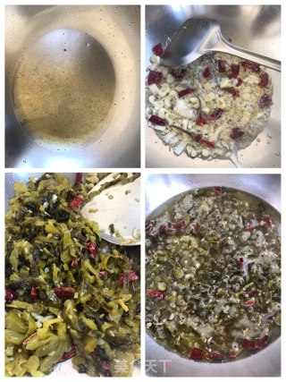 酸菜肥牛的做法步骤：2