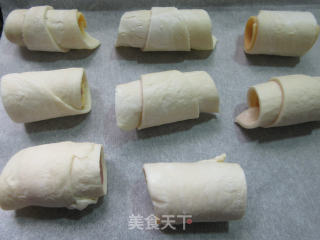 芝士火腿肠飞饼卷的做法步骤：6