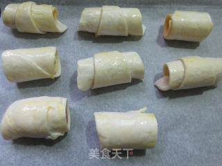 芝士火腿肠飞饼卷的做法步骤：7