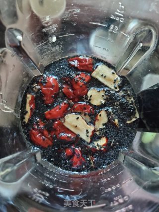 黑豆黑芝麻米糊的做法步骤：7