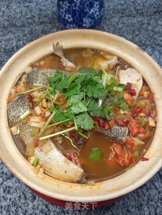 鲈鱼豆腐煲的做法步骤：13