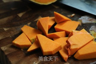 南瓜豆沙饼的做法步骤：2