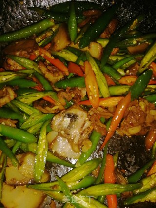 辣椒炒肉的做法步骤：6