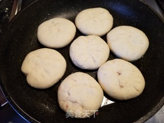 蜜豆发面饼的做法步骤：6