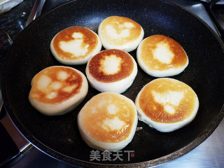 蜜豆发面饼的做法步骤：7