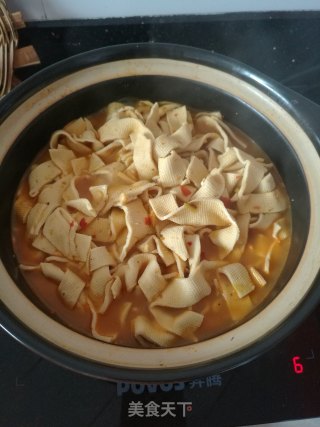 千张豆皮煲的做法步骤：11
