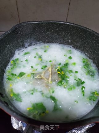 虾仁青菜粥的做法步骤：6