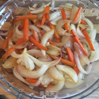 牛里脊肉炒洋葱的做法步骤：6
