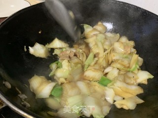 家常炒白菜片儿的做法步骤：8