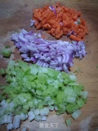 茄仔炒饭的做法步骤：2