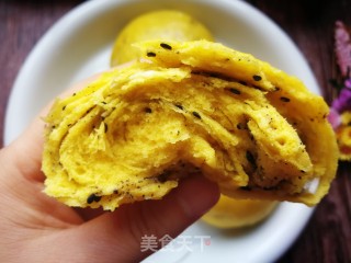 黑芝麻椒盐南瓜咸窝窝的做法步骤：27