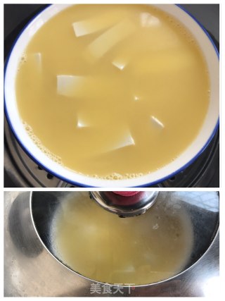 嫩豆腐蒸蛋的做法步骤：3