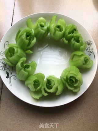 翡翠玫瑰的做法步骤：3