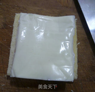火腿西多士的做法步骤：6