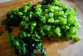 芥兰黄豆的做法步骤：2