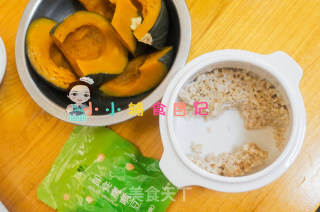 8个月以上鹰嘴豆燕麦南瓜糊的做法步骤：1