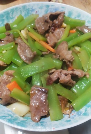 鸭肉炒莴笋的做法步骤：8