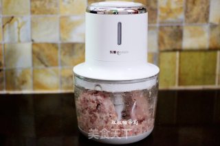 尖椒酿肉的做法步骤：2