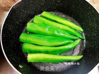 尖椒酿肉的做法步骤：8
