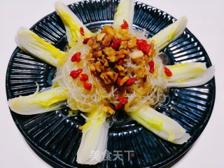 蒜蓉粉丝娃娃菜的做法步骤：6