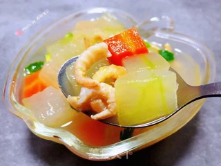 冬瓜虾米汤的做法步骤：13